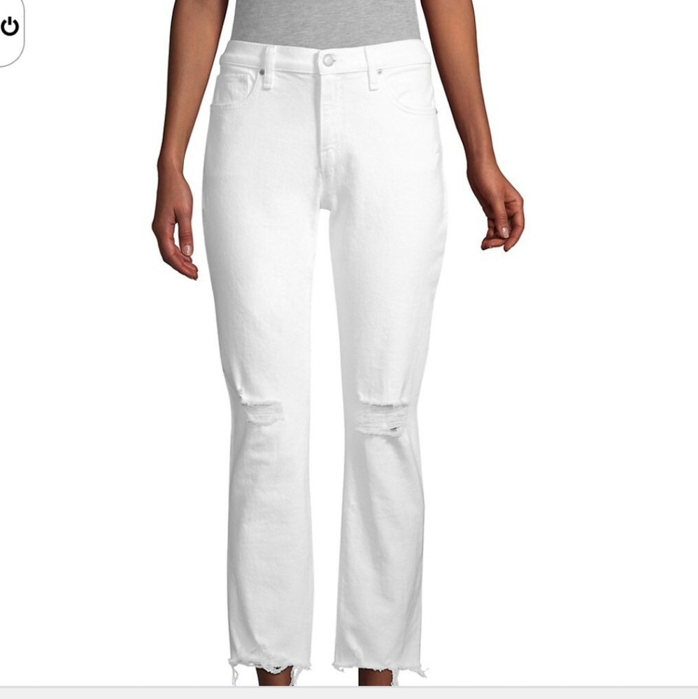 Hudson Relaxed cropped Boyfriend Jeans sz 26